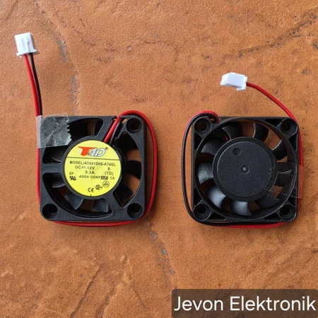 Fan DC 4x4 cm 12V 0,3A TAD Adda Corp Tipis 1cm 2,5cm Tebal 1 2,5 Motor Kipas 4cm 12 V Volt 0,3 A Ampere 4 cm 0.3A 0.3