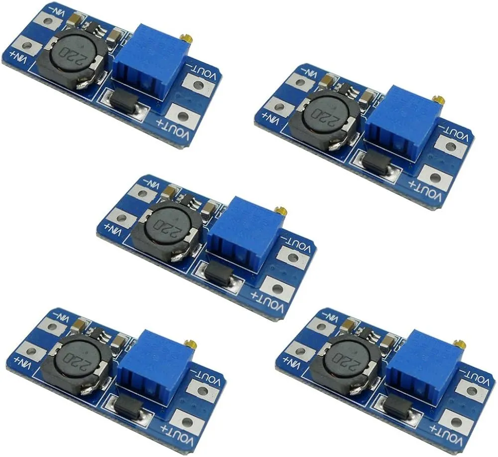 MT3608 Step Up Boost Converter DC-DC 2A 2V-24V to 5-28V Mini Module
