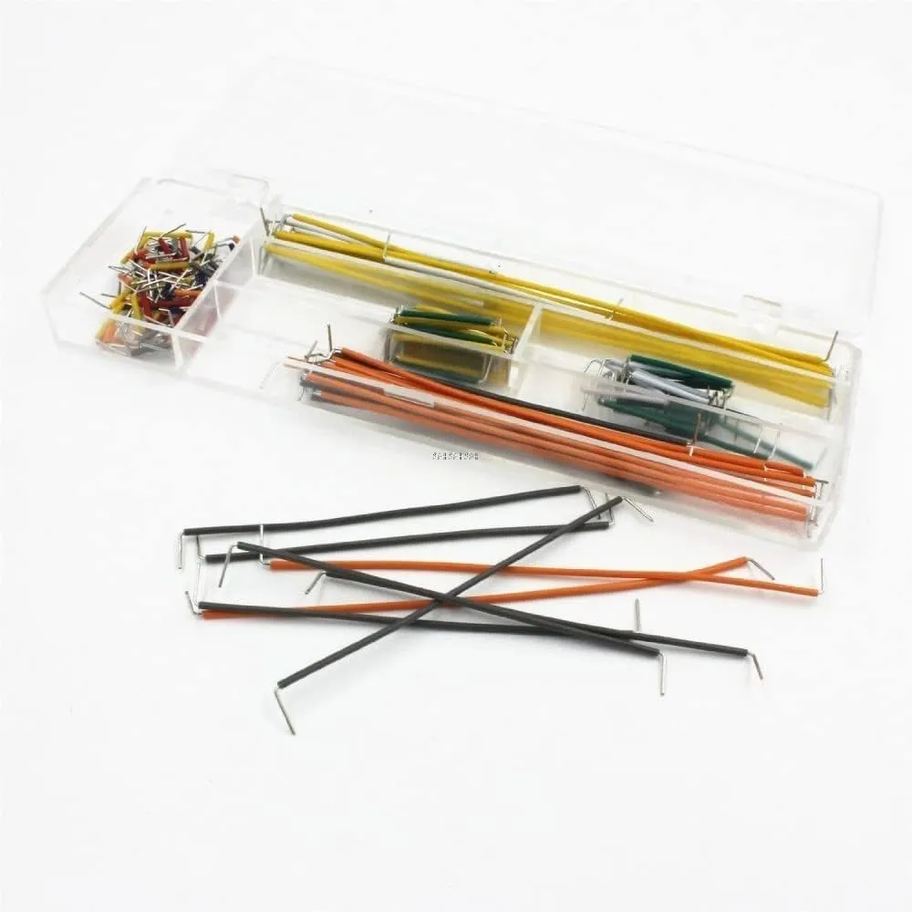 140Pcs Cable Wire Kawat Kabel Jumper Breadboard U Shape Bread Board